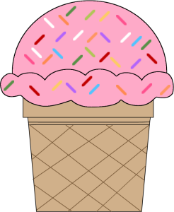 _Strawberry_Ice_Cream_Cone_with_Sprinkles